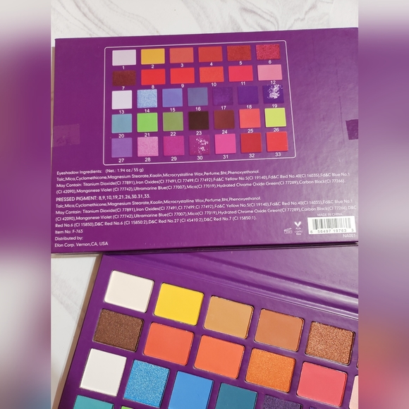 90's Party 33 Color Eyeshadow Palette From Prolux - Picture 3 of 3